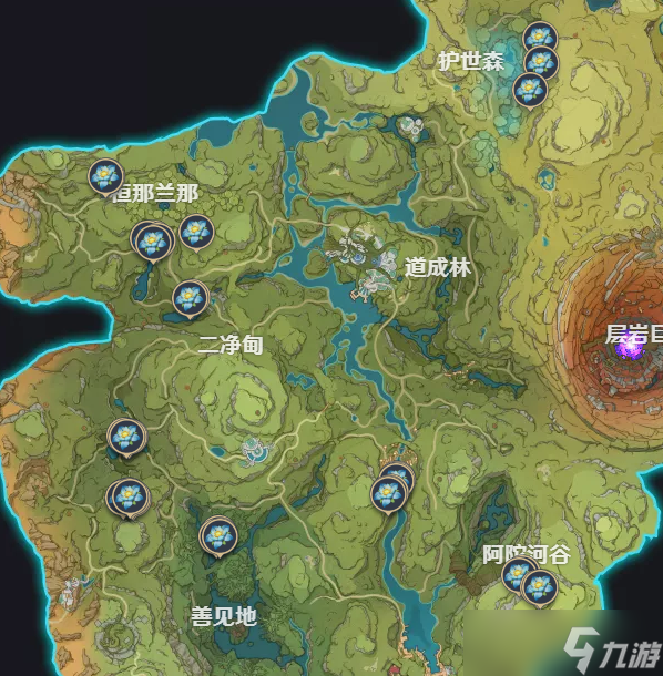 《原神》劫波莲分布图一览