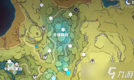 原神3.0版本无郁稠林草神瞳位置在哪