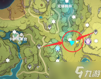 原神3.0版本无郁稠林草神瞳位置在哪