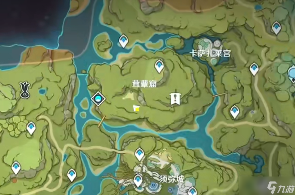 《原神》须弥地灵龛位置图