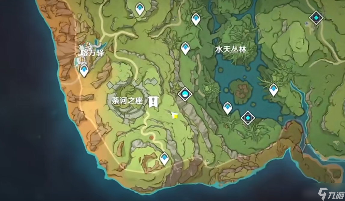 《原神》须弥地灵龛位置图