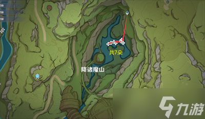 《原神》3.0月莲采集路线图一览