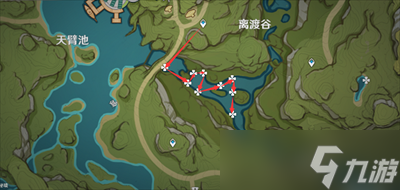 《原神》3.0月莲采集路线图一览