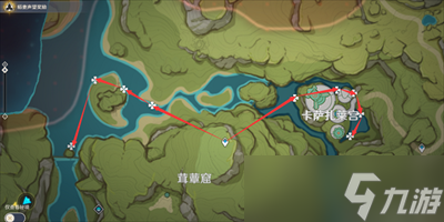 《原神》3.0月莲采集路线图一览