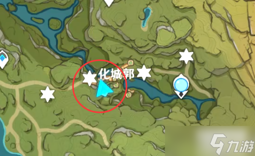 原神3.0版本化城郭草神瞳位置