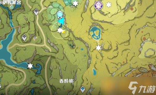 《原神》3.0版本香醉坡草神瞳位置介绍