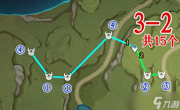 《原神》3.0版本须弥地区镀金旅团讨伐路线一览