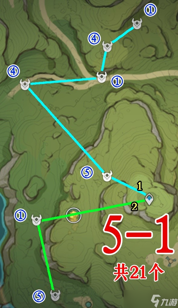 《原神》3.0版本须弥地区镀金旅团讨伐路线一览