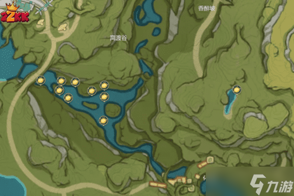 原神月莲在哪里采集?月莲位置分布图