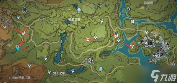 《原神》3.0须弥地区全76个兰那罗位置汇总