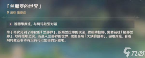 原神兰那罗的世界攻略