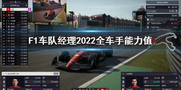 《F1车队经理2022》全车手能力值 赛车手能力值大全