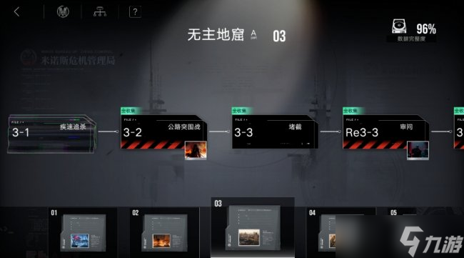 《无期迷途》第三章数据完整度96%怎么办