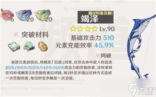 原神3.0新武器竭泽获取攻略