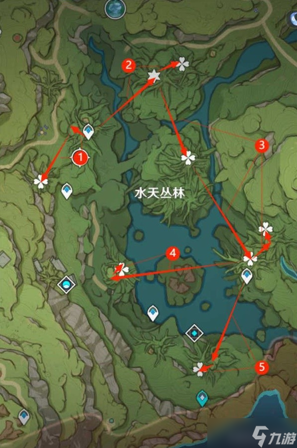 《原神》3.0水天丛林华丽宝箱解谜攻略
