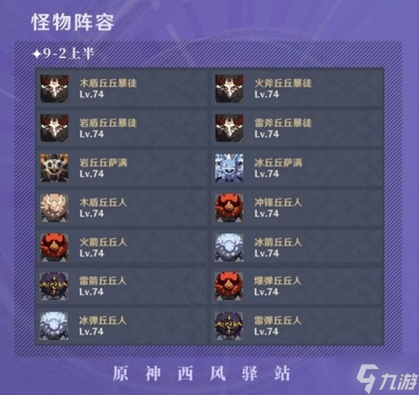 原神3.0深渊9-10层怪物分析及阵容推荐