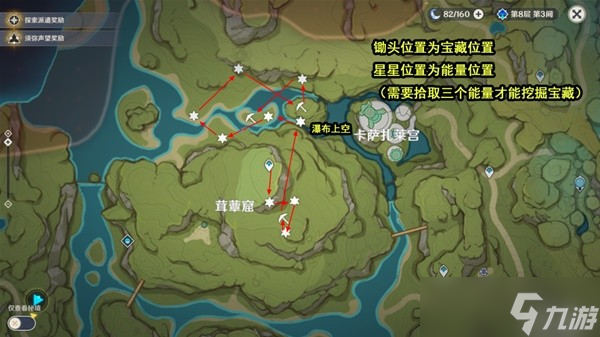 《原神》3.0秘宝迷踪第一天茸蕈窟宝藏位置