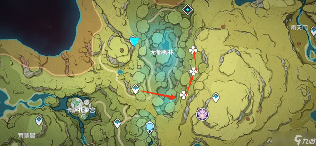 原神劫波莲详细位置分布图一览