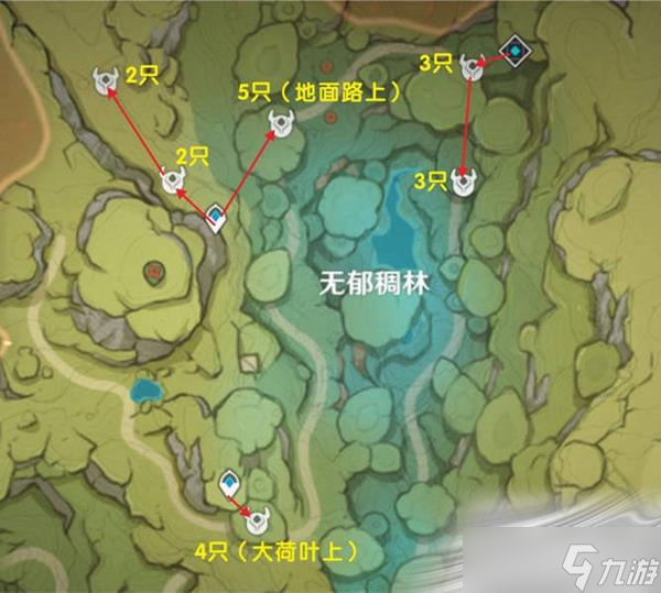 《原神》蕈兽锄地路线攻略
