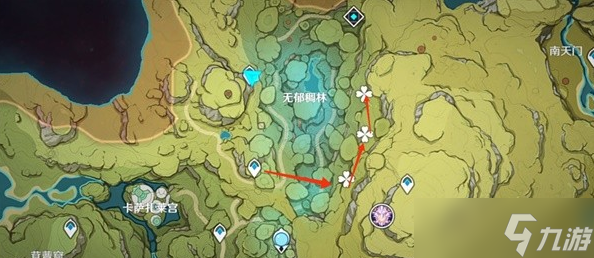 原神3.0须弥特产劫波莲采集路线