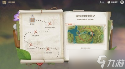 原神秘宝迷踪第一天宝箱位置在哪里