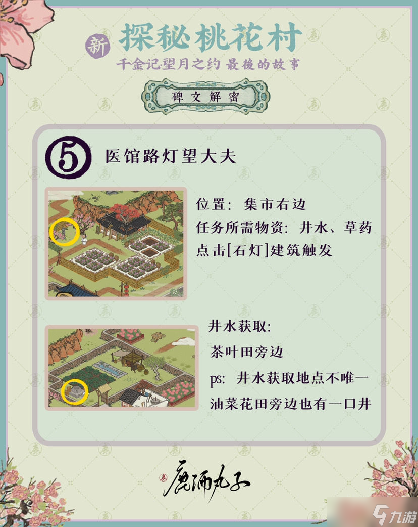 江南百景图探秘桃花村最后的故事解密攻略