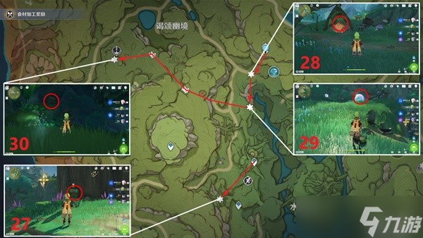 《原神》3.0须弥雨林区域奇馈宝箱收集指南