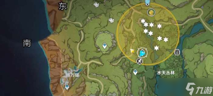 原神秘宝迷踪3.0藏宝地6位置介绍