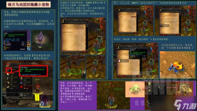 魔兽世界怀旧服wlk隐藏小宠物收集指南