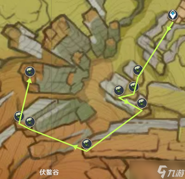 《原神》3.0版清心采集路线分享