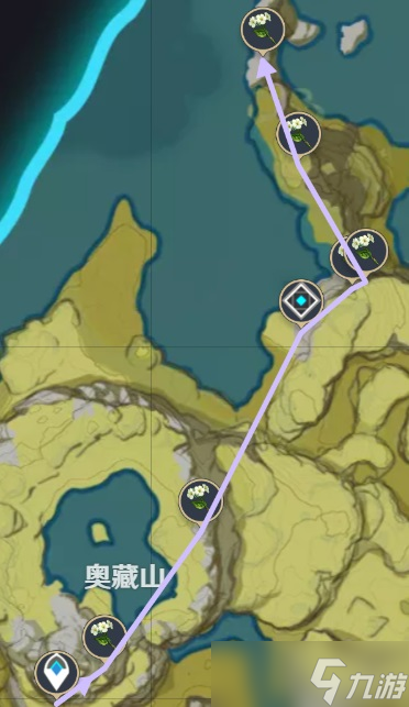 《原神》3.0版清心采集路线分享