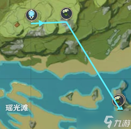 《原神》3.0版清心采集路线分享