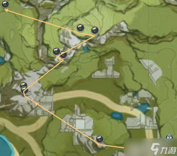 《原神》3.0版清心采集路线分享
