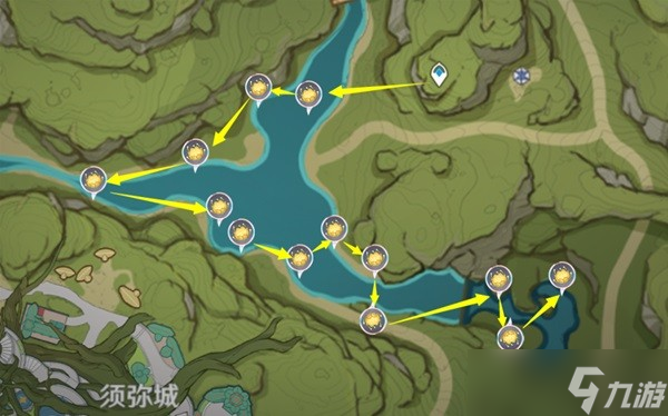 《原神》月莲快速收集线路推荐