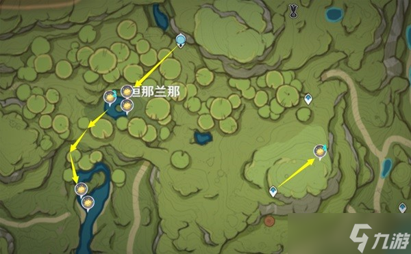 《原神》月莲快速收集线路推荐