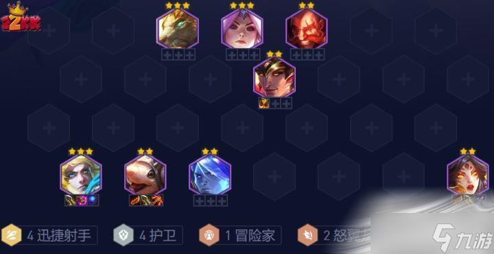 云顶之弈s7.5护卫射手阵容推荐