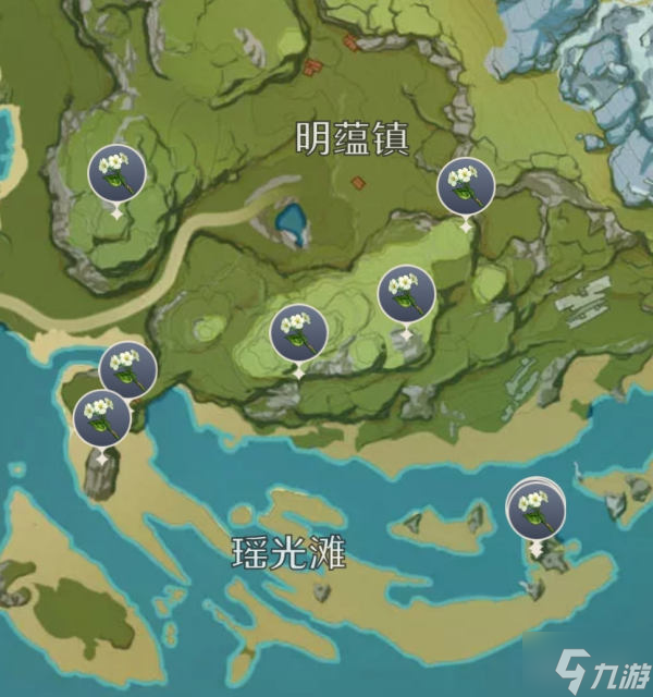 原神清心采集点路线大全