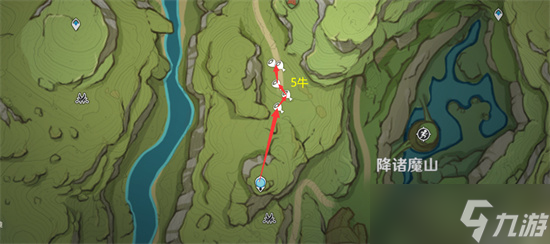 《原神》须弥地图兽肉速刷路线图