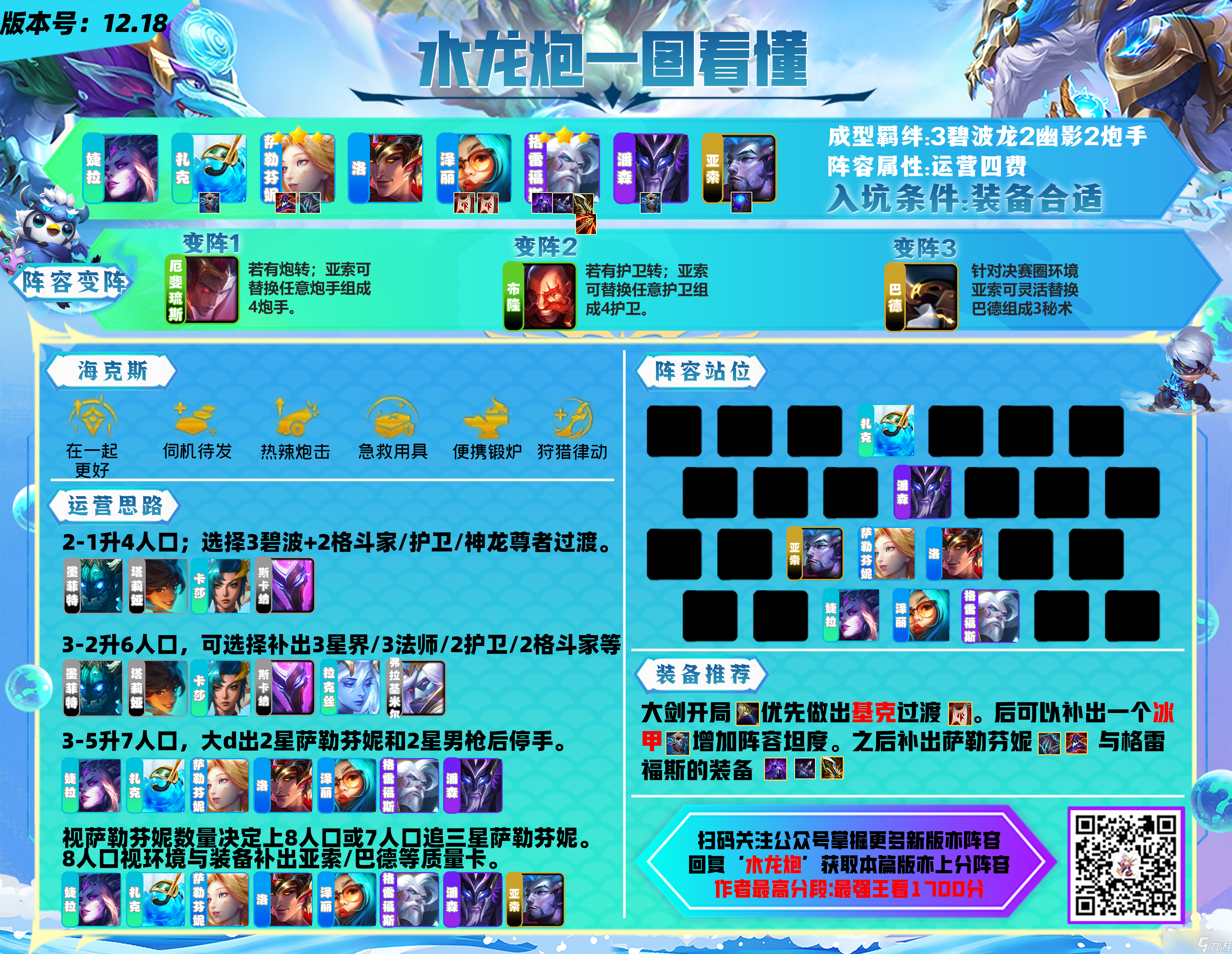 《云顶之弈》S7.5水龙炮阵容玩法介绍