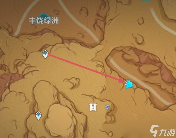 《原神》须弥沙漠地灵龛位置图
