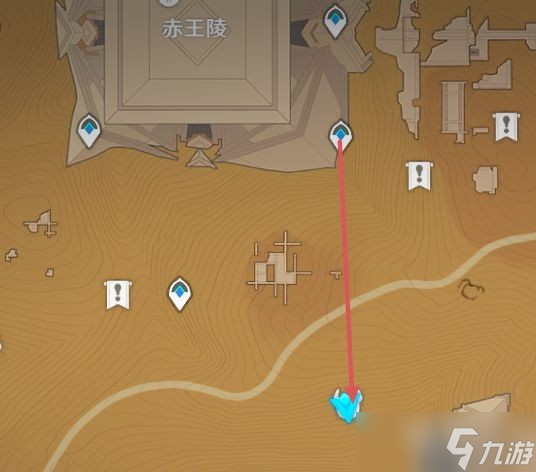 《原神》须弥沙漠地灵龛位置图
