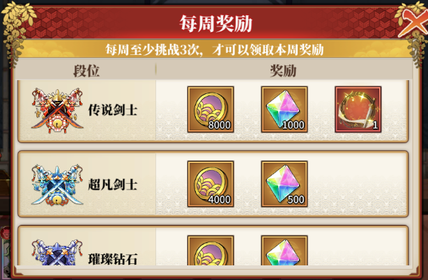 《拯救小宇宙》段位赛玩法说明