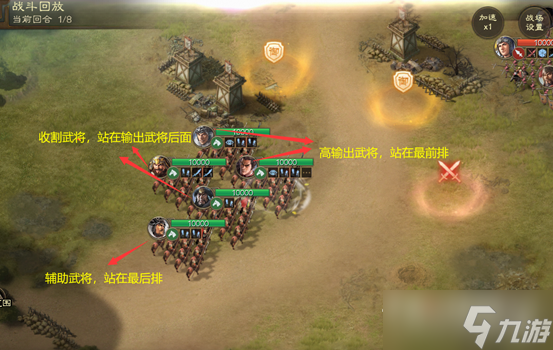 《三国志战棋版》双横平地图战术介绍