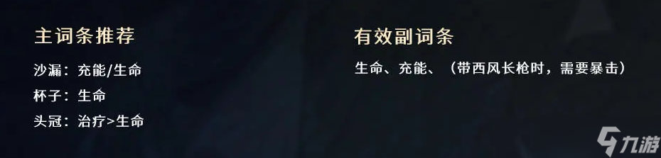 原神米卡武器圣遗物推荐