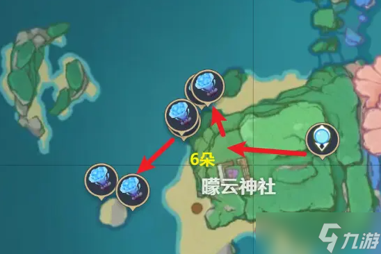 原神海灵芝采集路线图最新2023