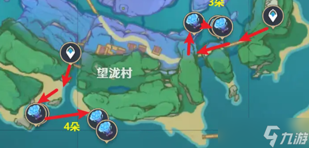 原神海灵芝采集路线图最新2023
