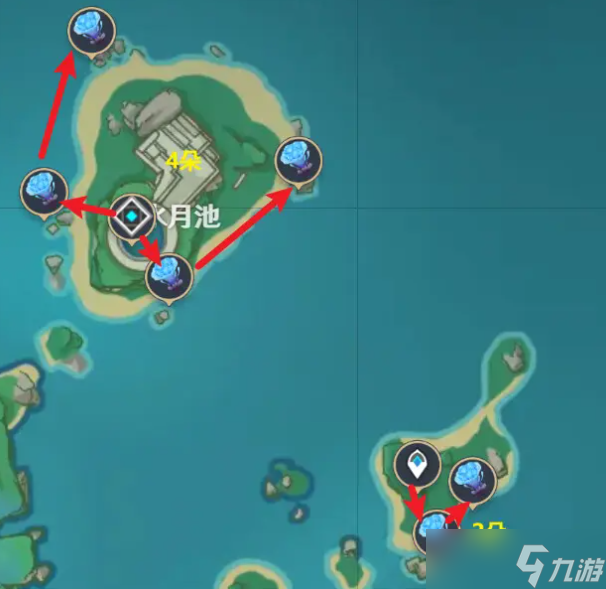原神海灵芝采集路线图最新2023