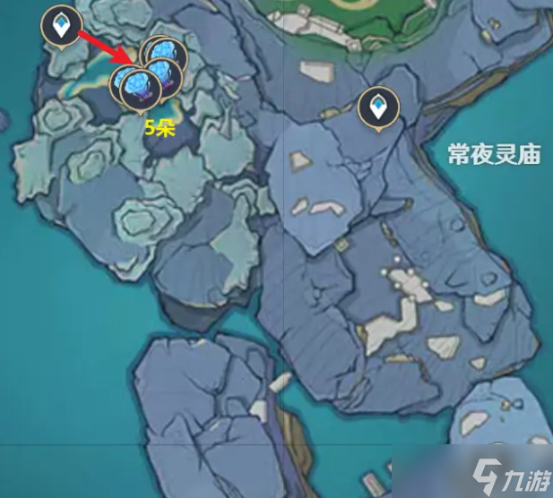 原神海灵芝采集路线图最新2023