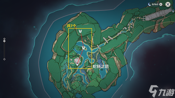 《原神》飘浮灵采集路线