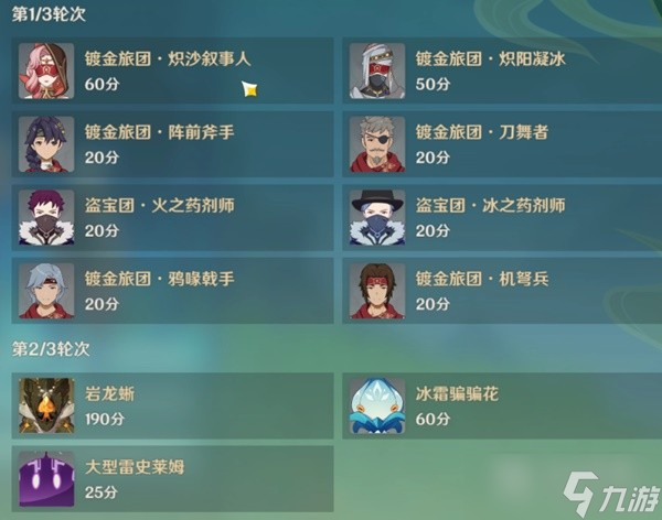 原神合剂演进第二阶段挑战心得详情